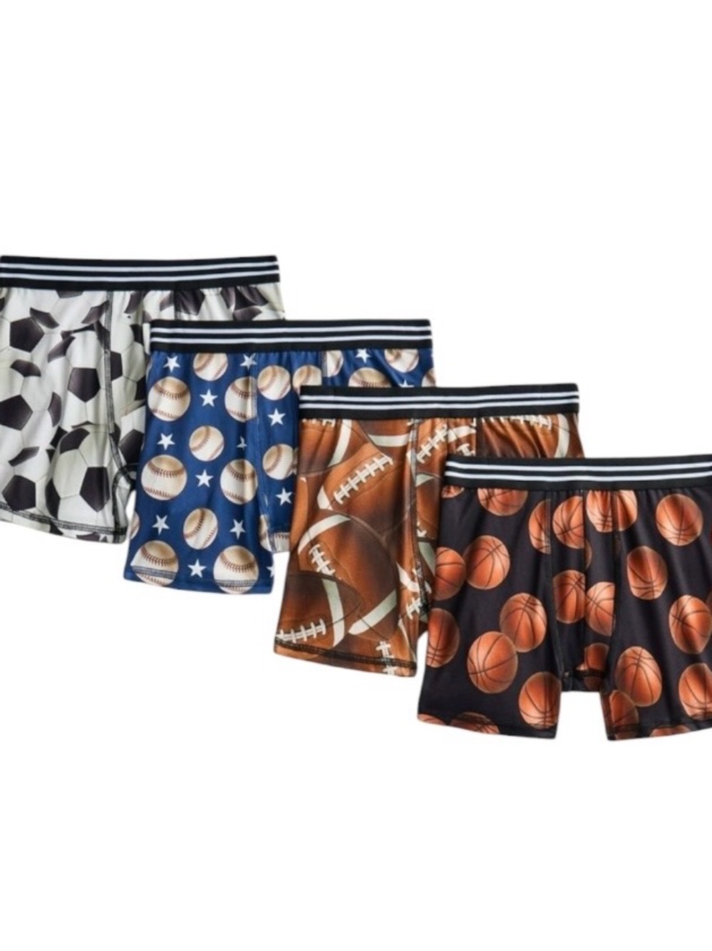 Boys’ Print Boxer Briefs 4-Pack from Wonder Nation